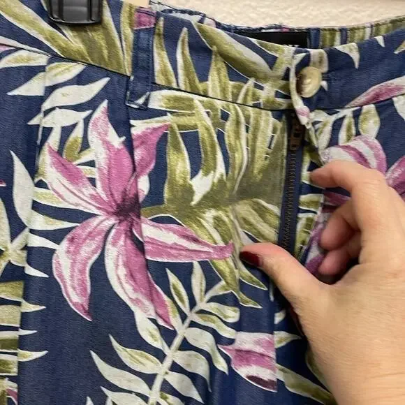 Scotch & Soda Men's Twilt‎ Tropical Print Loose Fit Shorts Sz 30 Blue Green New - Picture 3 of 14